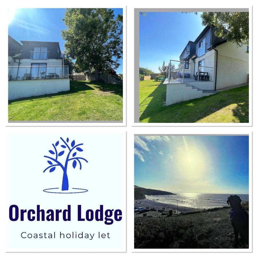 Orchard Lodge -Coastal Retreat, New Build, Village Views, Private Garden And Terrace Saint Brides Major Exterior foto